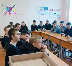 Посетили кадетский корпус с лекцией Посетили кадетский корпус с лекцией